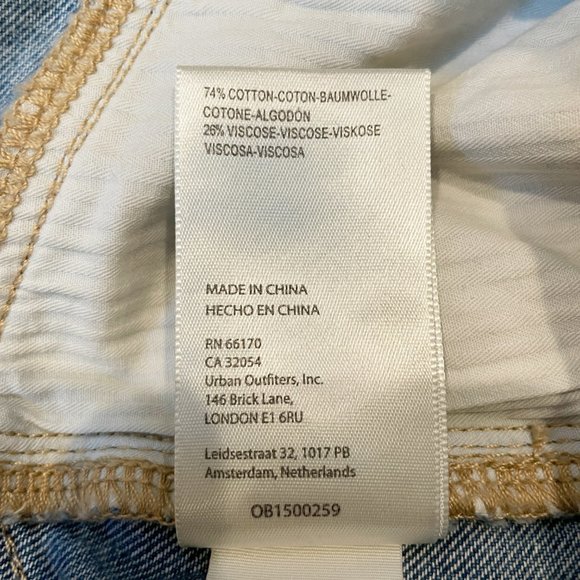 NWOT Free People Jeans 24 We The Free Naomi Floral Flare FP1 - Picture 10 of 10